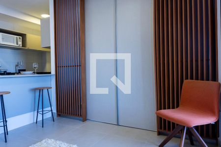 Sala/cozinha de apartamento para alugar com 1 quarto, 47m² em Parque Campolim, Sorocaba