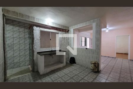 Cozinha de casa para alugar com 1 quarto, 55m² em Jardim Itapua, Itaquaquecetuba