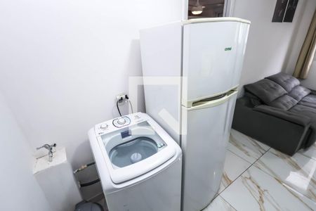 Sala e Cozinha de kitnet/studio para alugar com 1 quarto, 26m² em Mooca, São Paulo