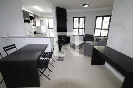 Sala de apartamento para alugar com 1 quarto, 52m² em Parque Residencial Aquarius, São José dos Campos