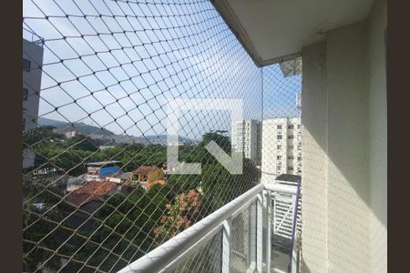 Varanda - Sala de apartamento à venda com 2 quartos, 51m² em Taquara, Rio de Janeiro