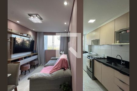 Sala/Cozinha de apartamento à venda com 2 quartos, 47m² em Jardim do Lago, Osasco