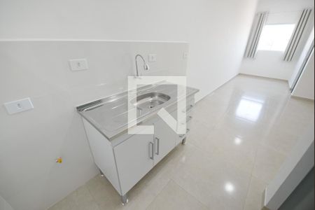 Cozinha e Área de Serviço de apartamento para alugar com 1 quarto, 23m² em Jardim de Alah, Taubaté