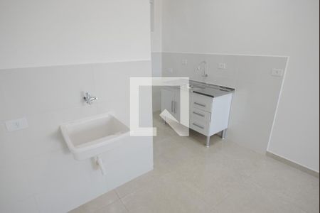 Cozinha e Área de Serviço de apartamento para alugar com 1 quarto, 23m² em Jardim de Alah, Taubaté