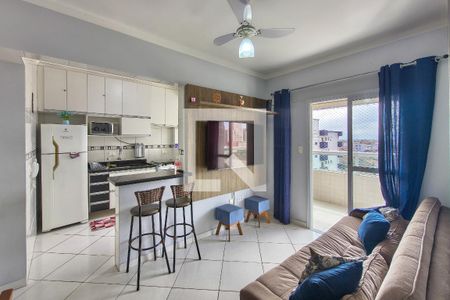 Sala de apartamento para alugar com 1 quarto, 45m² em Vila Assuncao, Praia Grande