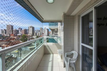 Sacada  de apartamento para alugar com 1 quarto, 45m² em Vila Assuncao, Praia Grande