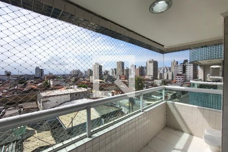 Sacada  de apartamento para alugar com 1 quarto, 45m² em Vila Assuncao, Praia Grande