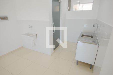 Cozinha e Área de Serviço de apartamento para alugar com 1 quarto, 23m² em Jardim de Alah, Taubaté