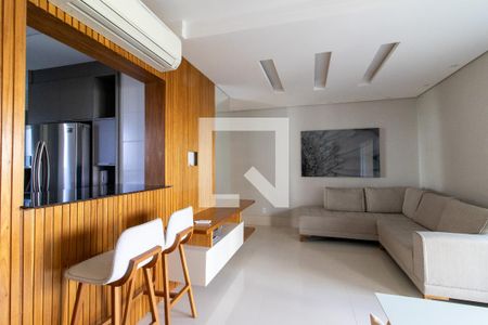 Sala de apartamento à venda com 3 quartos, 92m² em Fazenda São Quirino, Campinas
