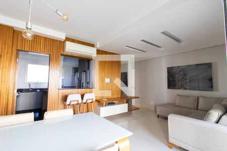 Sala de apartamento à venda com 3 quartos, 92m² em Fazenda São Quirino, Campinas