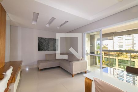 Sala de apartamento à venda com 3 quartos, 92m² em Fazenda São Quirino, Campinas