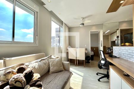 Sala de apartamento para alugar com 1 quarto, 34m² em Vila Paulista, São Paulo