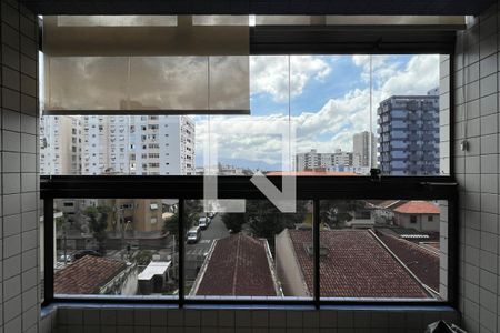 Varanda da Sala de apartamento para alugar com 1 quarto, 57m² em Embaré, Santos