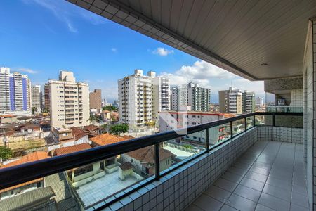 Sacada  de apartamento para alugar com 2 quartos, 86m² em Guilhermina, Praia Grande