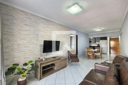 Sala de apartamento para alugar com 2 quartos, 86m² em Guilhermina, Praia Grande
