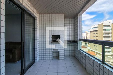 Sacada  de apartamento para alugar com 2 quartos, 86m² em Guilhermina, Praia Grande