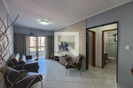 Sala de apartamento para alugar com 2 quartos, 86m² em Guilhermina, Praia Grande