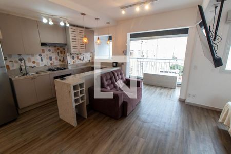 Sala de apartamento para alugar com 1 quarto, 38m² em Centro, Campinas