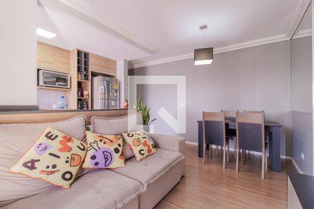 Sala/Sala de jantar de apartamento para alugar com 2 quartos, 57m² em Vila Guarani, Mauá