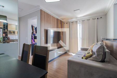 Sala/Sala de jantar de apartamento para alugar com 2 quartos, 57m² em Vila Guarani, Mauá