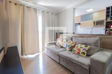 Sala/Sala de jantar de apartamento para alugar com 2 quartos, 57m² em Vila Guarani, Mauá