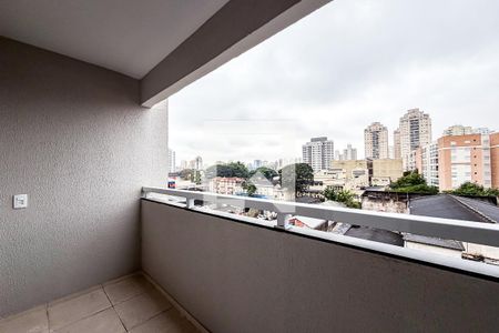 Varanda da Sala de apartamento à venda com 2 quartos, 46m² em Mooca, São Paulo