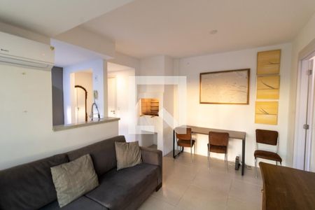 Sala de apartamento para alugar com 1 quarto, 40m² em Petrópolis, Porto Alegre