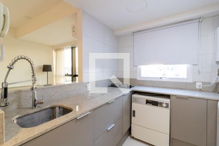 Cozinha de apartamento para alugar com 1 quarto, 40m² em Petrópolis, Porto Alegre