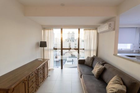 Sala de apartamento para alugar com 1 quarto, 40m² em Petrópolis, Porto Alegre