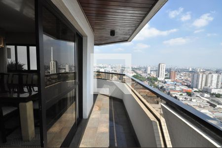 Sacada da Sala de Jantar de apartamento à venda com 4 quartos, 230m² em Vila Maria Alta, São Paulo