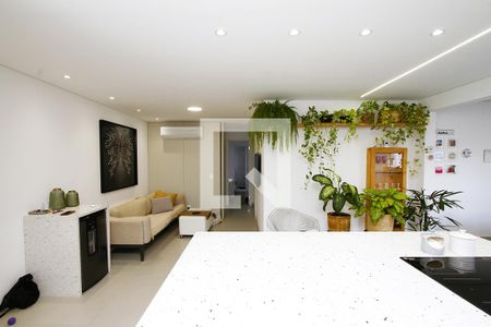 Sala de apartamento à venda com 3 quartos, 95m² em Coração Eucarístico, Belo Horizonte