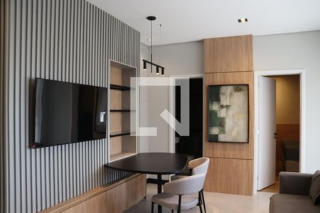 Sala de apartamento para alugar com 1 quarto, 55m² em Alphaville, Barueri