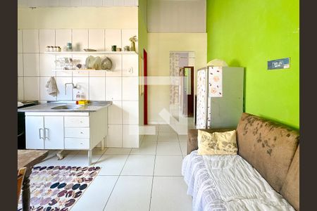 Sala de TV de apartamento para alugar com 1 quarto, 40m² em São João do Rio Vermelho, Florianópolis
