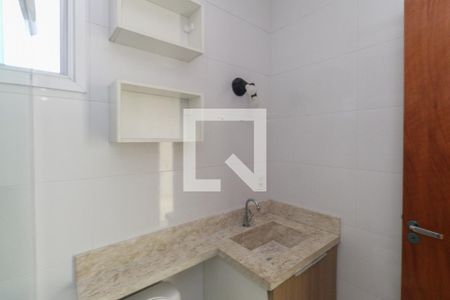 Banheiro da Suíte de apartamento para alugar com 1 quarto, 47m² em Vila Leonor, São Paulo
