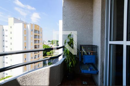 Varanda da Sala de apartamento para alugar com 3 quartos, 78m² em Jardim Testae, Guarulhos