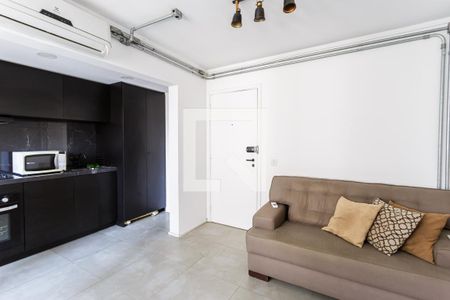 Sala/Cozinha de apartamento para alugar com 1 quarto, 44m² em Vila Olímpia, São Paulo