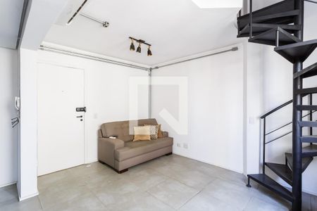 Sala/Cozinha de apartamento para alugar com 1 quarto, 44m² em Vila Olímpia, São Paulo