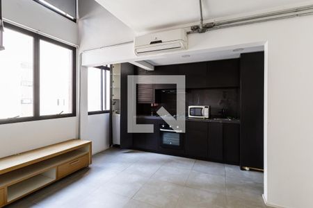 Sala/Cozinha de apartamento para alugar com 1 quarto, 44m² em Vila Olímpia, São Paulo
