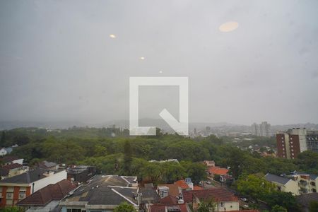 Sala_Vista  de apartamento à venda com 3 quartos, 117m² em Petrópolis, Porto Alegre