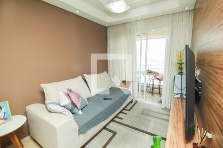 Sala de apartamento para alugar com 3 quartos, 60m² em Jardim das Maravilhas, Santo André