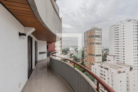 Varanda de apartamento à venda com 4 quartos, 160m² em Santo Amaro, São Paulo
