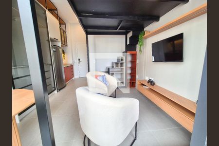 Sala de apartamento para alugar com 1 quarto, 26m² em Higienópolis, São Paulo