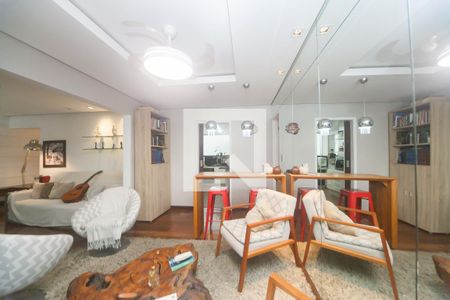 sala de apartamento à venda com 4 quartos, 168m² em Sion, Belo Horizonte