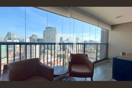 Varanda de apartamento para alugar com 1 quarto, 47m² em Pinheiros, São Paulo