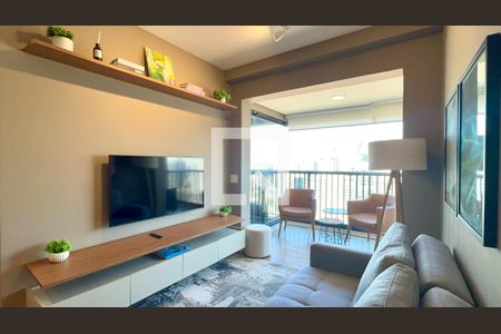 Sala de apartamento para alugar com 1 quarto, 47m² em Pinheiros, São Paulo