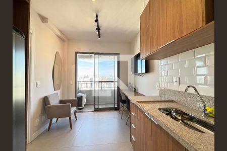 Sala/Cozinha de apartamento para alugar com 1 quarto, 25m² em Vila Nova Conceição, São Paulo