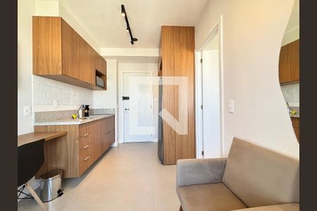 Sala/Cozinha de apartamento para alugar com 1 quarto, 25m² em Vila Nova Conceição, São Paulo