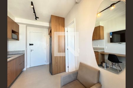 Sala/Cozinha de apartamento para alugar com 1 quarto, 25m² em Vila Nova Conceição, São Paulo