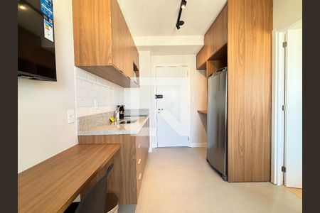 Sala/Cozinha de apartamento para alugar com 1 quarto, 25m² em Vila Nova Conceição, São Paulo