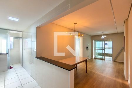 Sala de apartamento para alugar com 2 quartos, 69m² em Canto do Forte, Praia Grande
